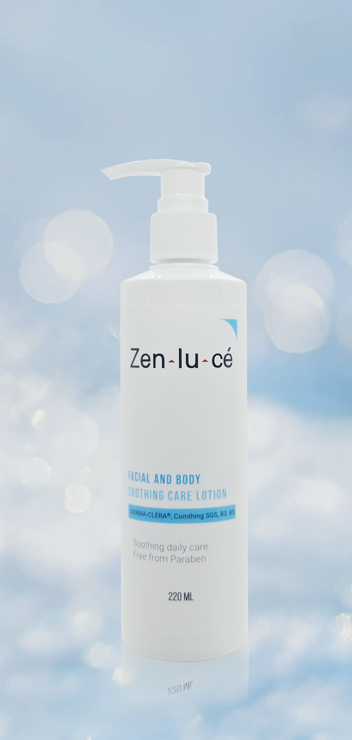 Zenluce Facial and body soothing care lotion 220 mL Original